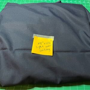 Navy Blue Wool Suiting Fabric